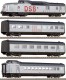 63067 Roco 4 Unit Diesel train MA "Lyntog" museum version with Digital Sound"